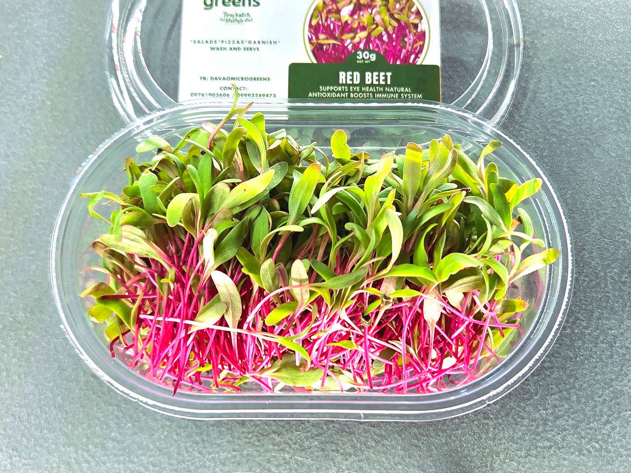 Red Beet Microgreens